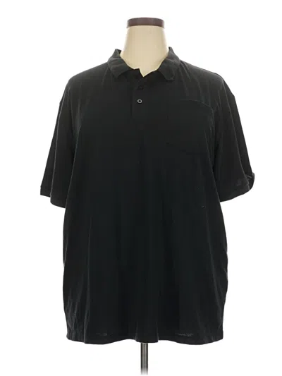 Pre-owned Assorted Brands Short Sleeve Polo Shirt In Black