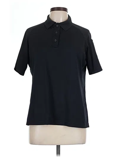Pre-owned Assorted Brands Short Sleeve Polo Shirt In Black