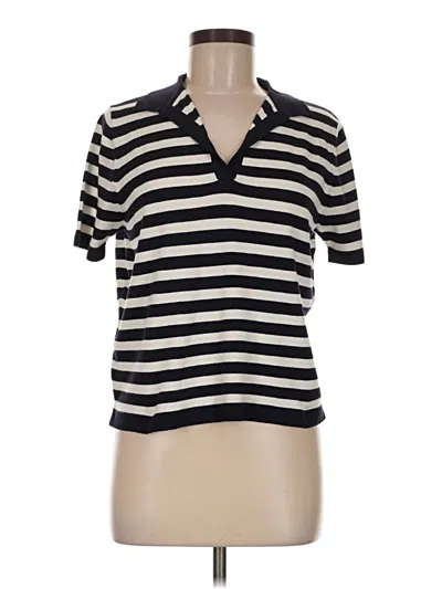 Pre-owned Assorted Brands Short Sleeve Polo Shirt In Black