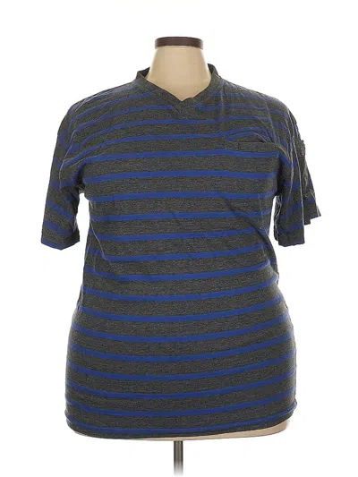 Pre-owned Assorted Brands Short Sleeve Polo Shirt In Blue