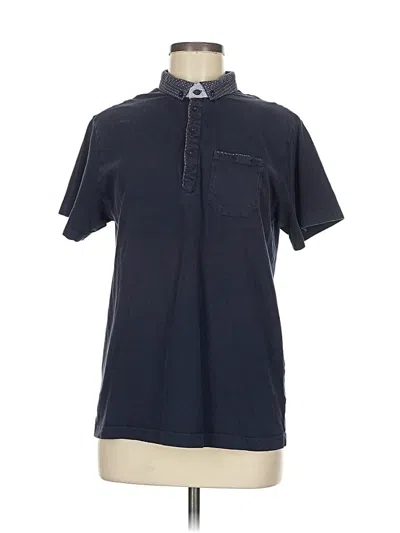 Pre-owned Assorted Brands Short Sleeve Polo Shirt In Blue