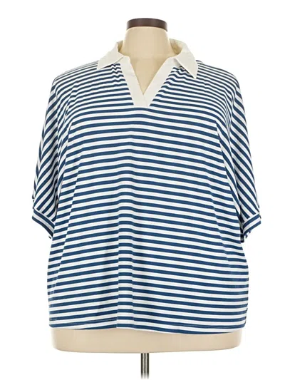 Assorted Brands Short Sleeve Polo Shirt In Blue