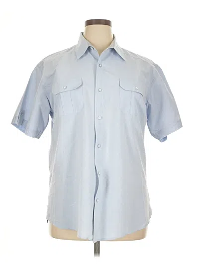 Pre-owned Assorted Brands Short Sleeve Polo Shirt In Blue