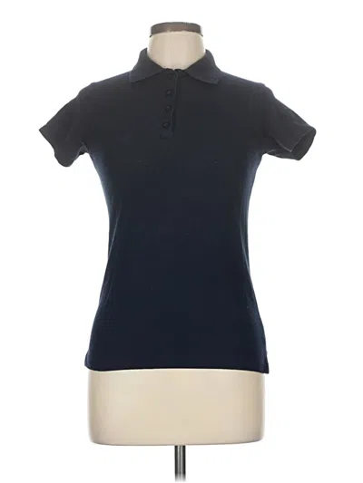 Pre-owned Assorted Brands Short Sleeve Polo Shirt In Blue