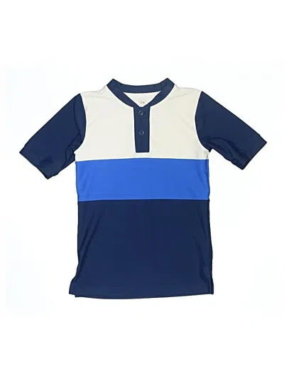 Pre-owned Assorted Brands Kids' Short Sleeve Polo Shirt In Blue