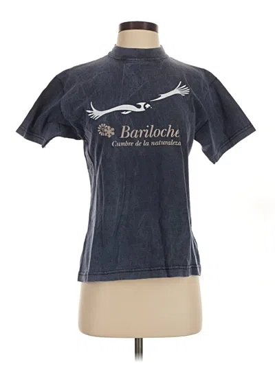 Pre-owned Assorted Brands Short Sleeve Polo Shirt In Blue