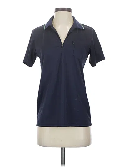 Pre-owned Assorted Brands Short Sleeve Polo Shirt In Blue