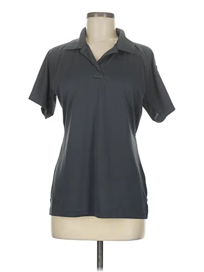 Pre-owned Assorted Brands Short Sleeve Polo Shirt In Gray