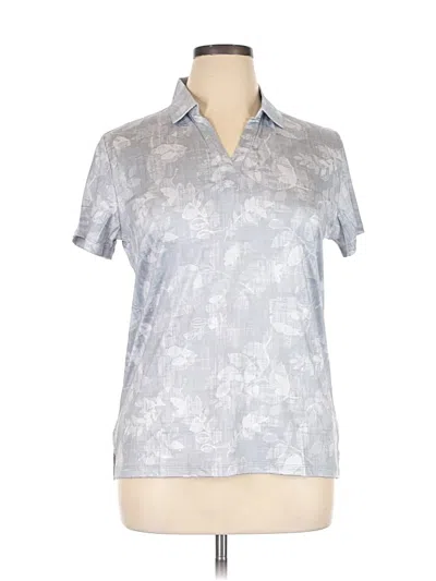 Assorted Brands Short Sleeve Polo Shirt In Gray