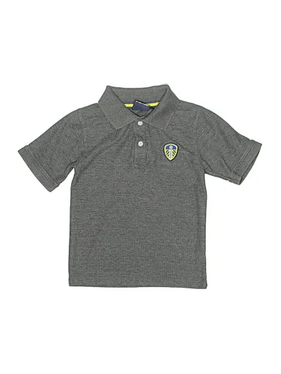 Pre-owned Assorted Brands Kids' Short Sleeve Polo Shirt In Gray
