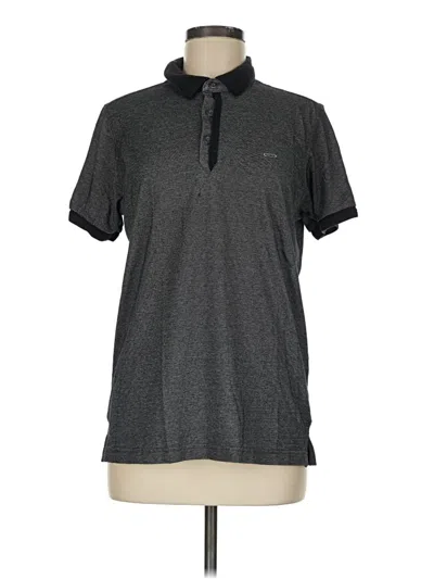 Pre-owned Assorted Brands Short Sleeve Polo Shirt In Gray