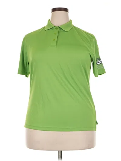 Pre-owned Assorted Brands Short Sleeve Polo Shirt In Green