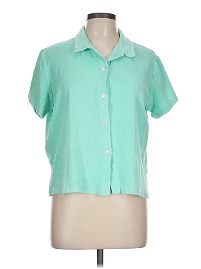 Pre-owned Assorted Brands Short Sleeve Polo Shirt In Green
