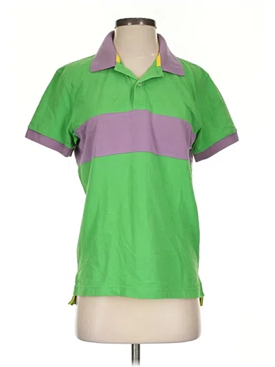 Pre-owned Assorted Brands Short Sleeve Polo Shirt In Green