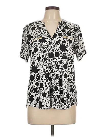 Pre-owned Assorted Brands Short Sleeve Polo Shirt In Ivory