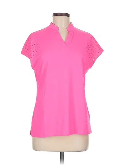 Pre-owned Assorted Brands Short Sleeve Polo Shirt In Pink