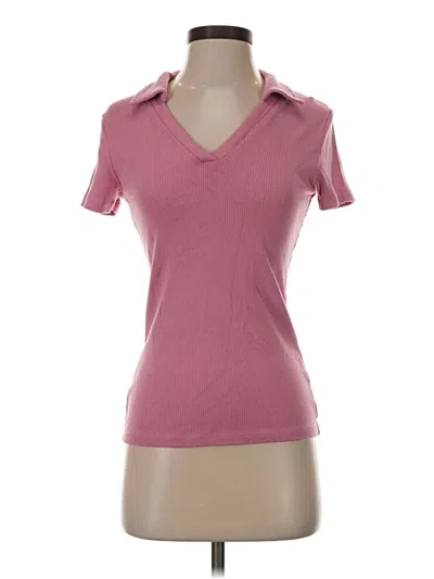 Pre-owned Assorted Brands Short Sleeve Polo Shirt In Pink