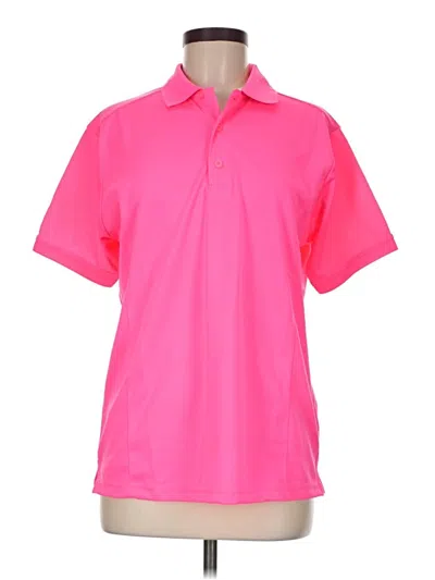 Pre-owned Assorted Brands Short Sleeve Polo Shirt In Pink