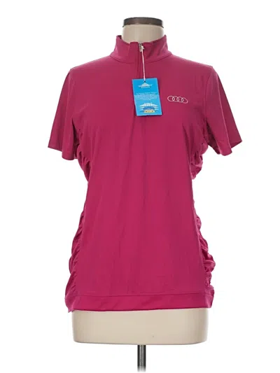 Pre-owned Assorted Brands Short Sleeve Polo Shirt In Pink
