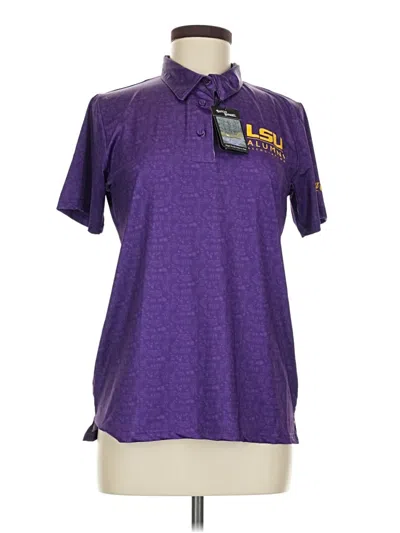 Pre-owned Assorted Brands Short Sleeve Polo Shirt In Purple