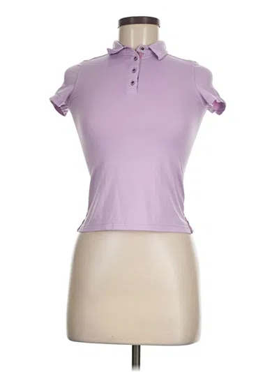 Pre-owned Assorted Brands Short Sleeve Polo Shirt In Purple