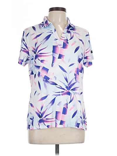 Assorted Brands Short Sleeve Polo Shirt In Purple