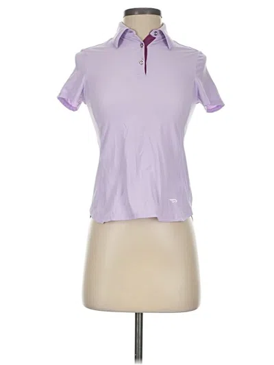 Pre-owned Assorted Brands Short Sleeve Polo Shirt In Purple