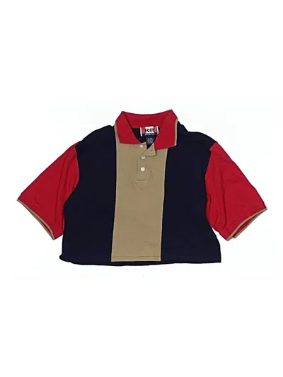 Pre-owned Assorted Brands Kids' Short Sleeve Polo Shirt In Red
