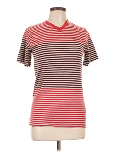 Pre-owned Assorted Brands Short Sleeve Polo Shirt In Red