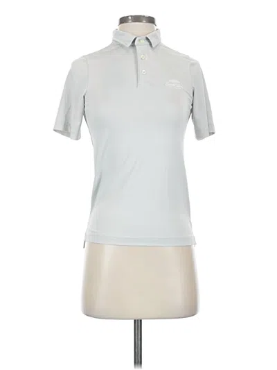 Pre-owned Assorted Brands Short Sleeve Polo Shirt In Silver