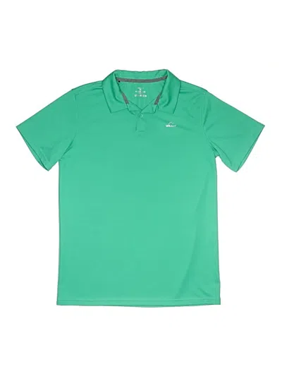Pre-owned Assorted Brands Kids' Short Sleeve Polo Shirt In Teal