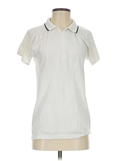 Pre-owned Assorted Brands Short Sleeve Polo Shirt In White