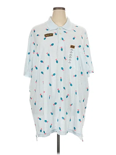 Assorted Brands Short Sleeve Polo Shirt In White