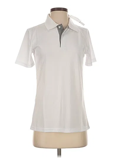 Assorted Brands Short Sleeve Polo Shirt In White