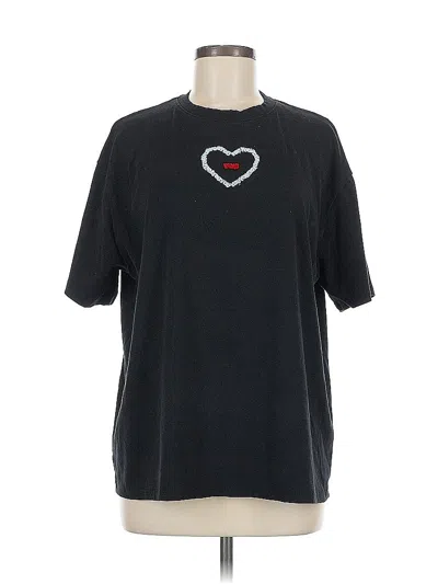Pre-owned Assorted Brands Short Sleeve T-shirt In Black