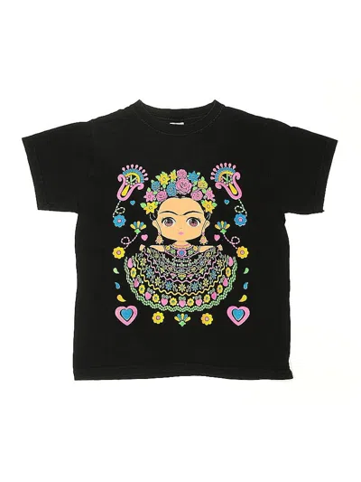 Pre-owned Assorted Brands Kids' Short Sleeve T-shirt In Black