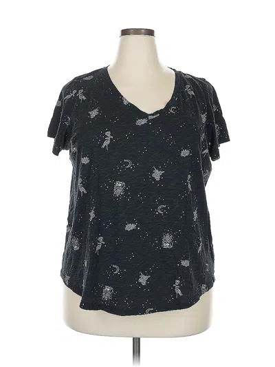 Pre-owned Assorted Brands Short Sleeve T-shirt In Black