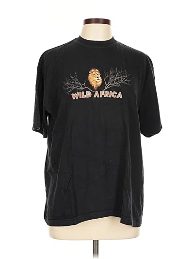 Pre-owned Assorted Brands Short Sleeve T-shirt In Black