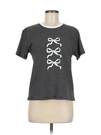 Pre-owned Assorted Brands Short Sleeve T-shirt In Black