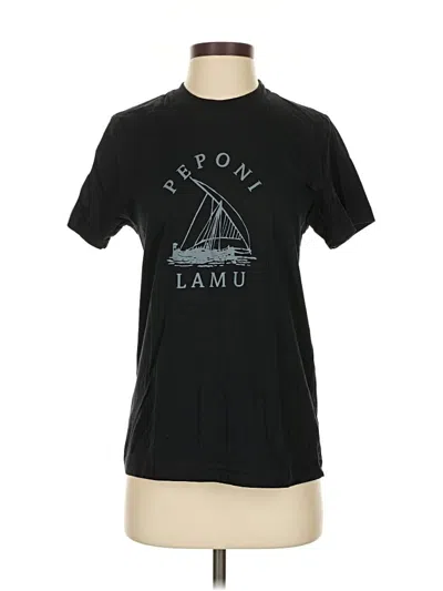 Pre-owned Assorted Brands Short Sleeve T-shirt In Black