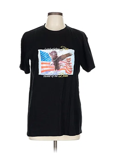 Pre-owned Assorted Brands Short Sleeve T-shirt In Black