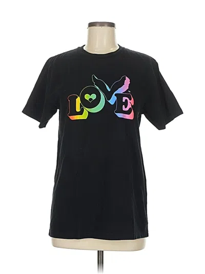 Pre-owned Assorted Brands Short Sleeve T-shirt In Black