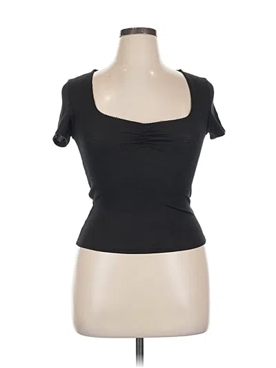 Pre-owned Assorted Brands Short Sleeve T-shirt In Black