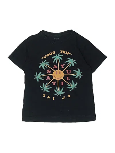 Pre-owned Assorted Brands Kids' Short Sleeve T-shirt In Black