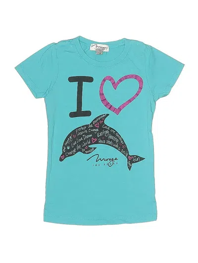 Pre-owned Assorted Brands Kids' Short Sleeve T-shirt In Blue