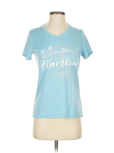 Pre-owned Assorted Brands Short Sleeve T-shirt In Blue