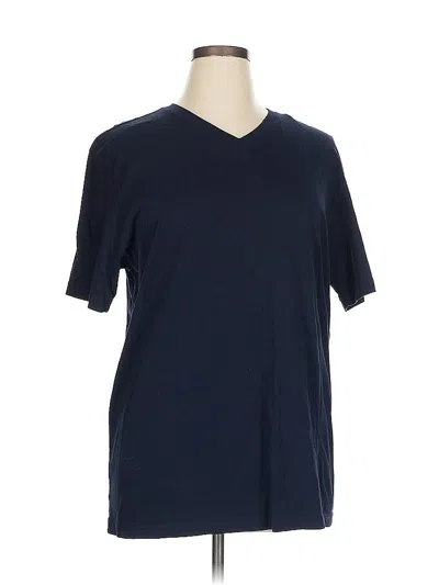 Pre-owned Assorted Brands Short Sleeve T-shirt In Blue