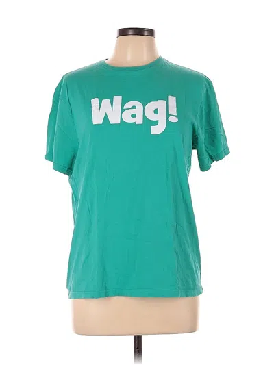 Pre-owned Assorted Brands Short Sleeve T-shirt In Blue