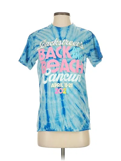 Pre-owned Assorted Brands Short Sleeve T-shirt In Blue