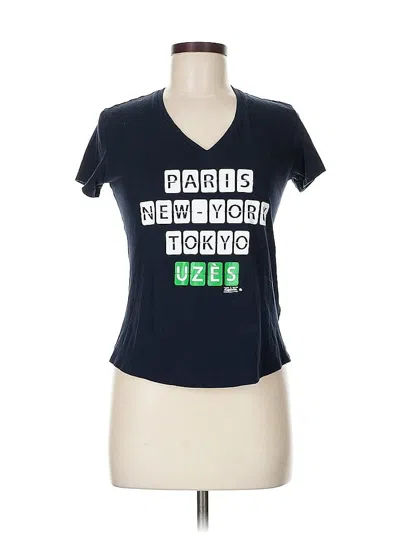 Pre-owned Assorted Brands Short Sleeve T-shirt In Blue